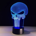 3D lampa Punisher