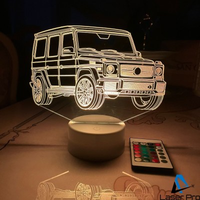 3D lampa Mercedes G63