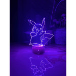 3D lampa Pokemons Pikachu