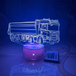 3D lampa Scania 8x4 pašizgāžejs