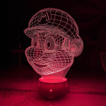 3D lampa Supermario