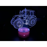 3D lampa Traktors Valtra