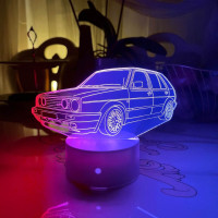3D lampa VW Golf MK 2