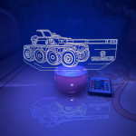 3D lampa World of Tanks EBR 105