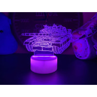 3D lampa Tanks 